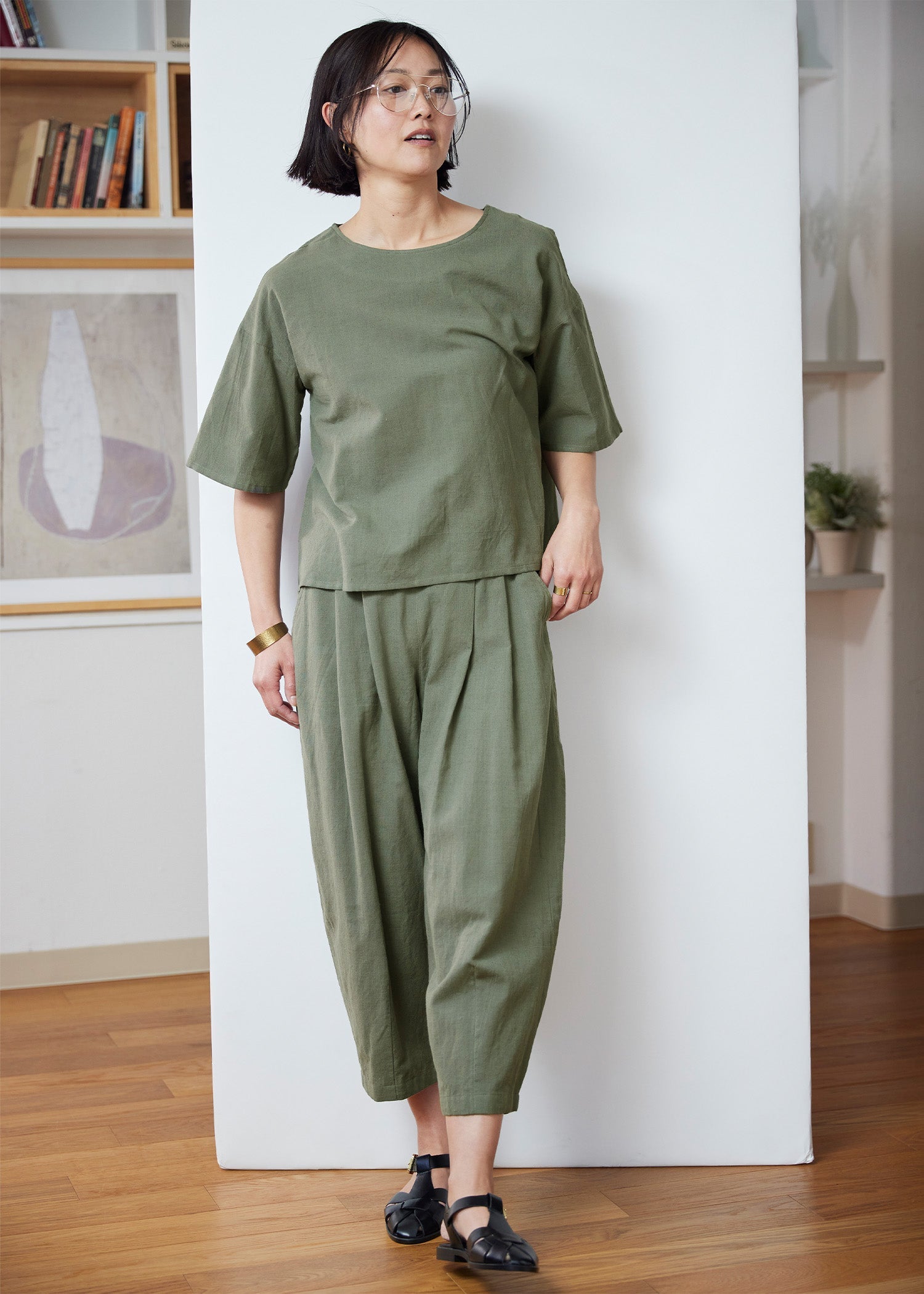 身長：170cm　着用サイズ：M