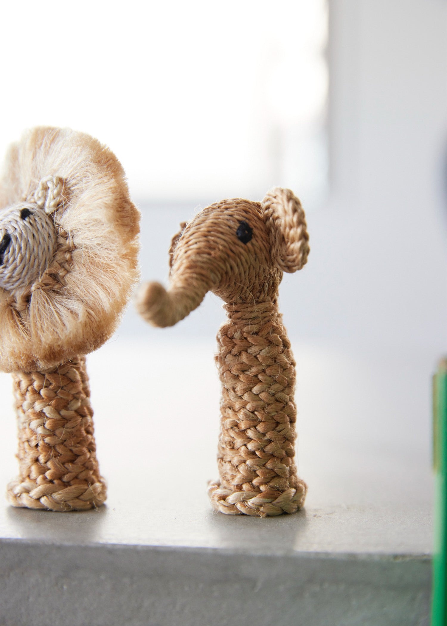 ジュートのアニマル（５個セット）