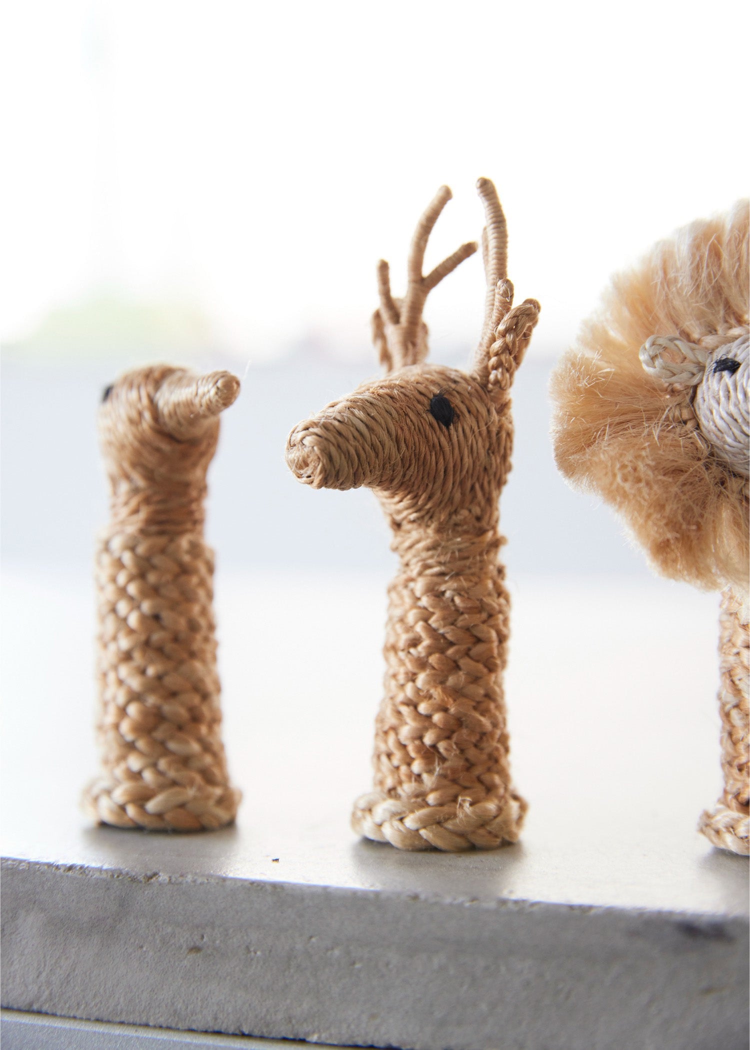 ジュートのアニマル（５個セット）