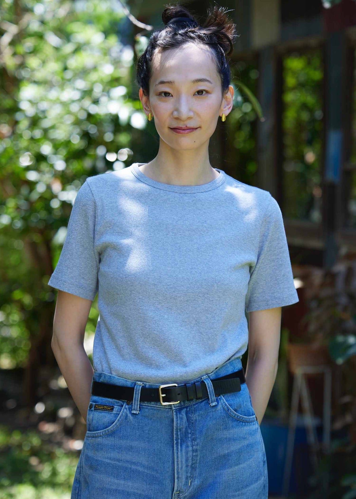オーガニックコットンベーシック クルーネック半袖Tシャツ