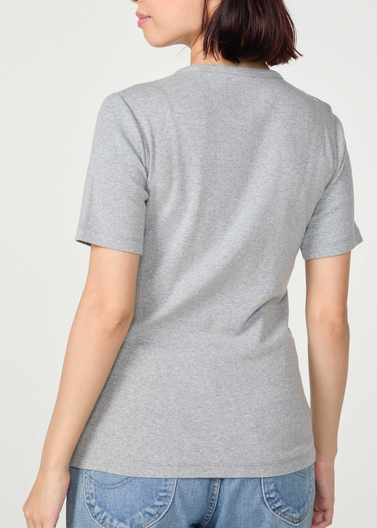 オーガニックコットンベーシック クルーネック半袖Tシャツ