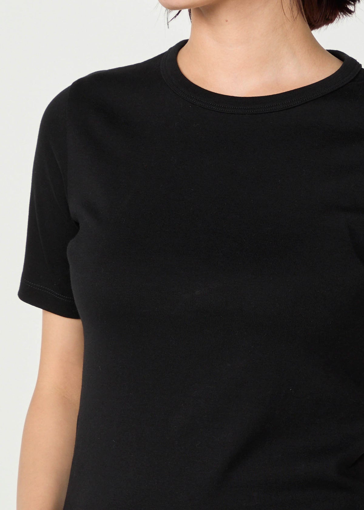 オーガニックコットンベーシック クルーネック半袖Tシャツ
