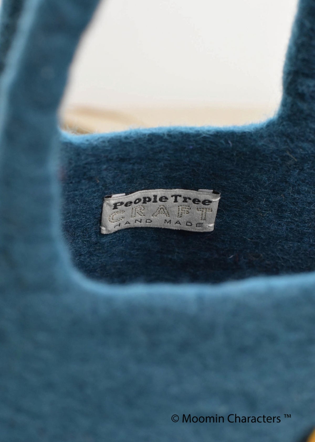 ムーミン 手刺繍フェルトバッグ ・スナフキンキーチャーム