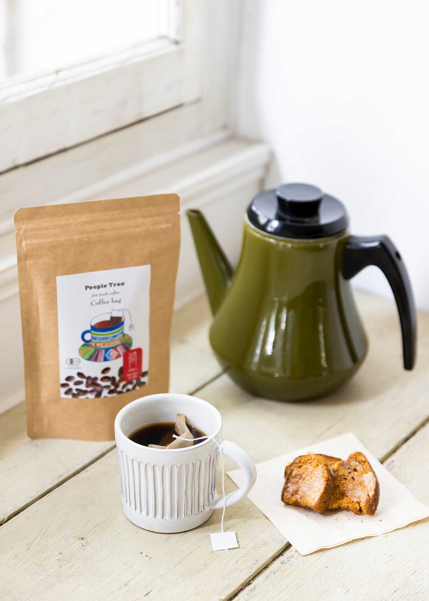 クラフトボックス入りフェアトレード＆オーガニック板チョコ6枚