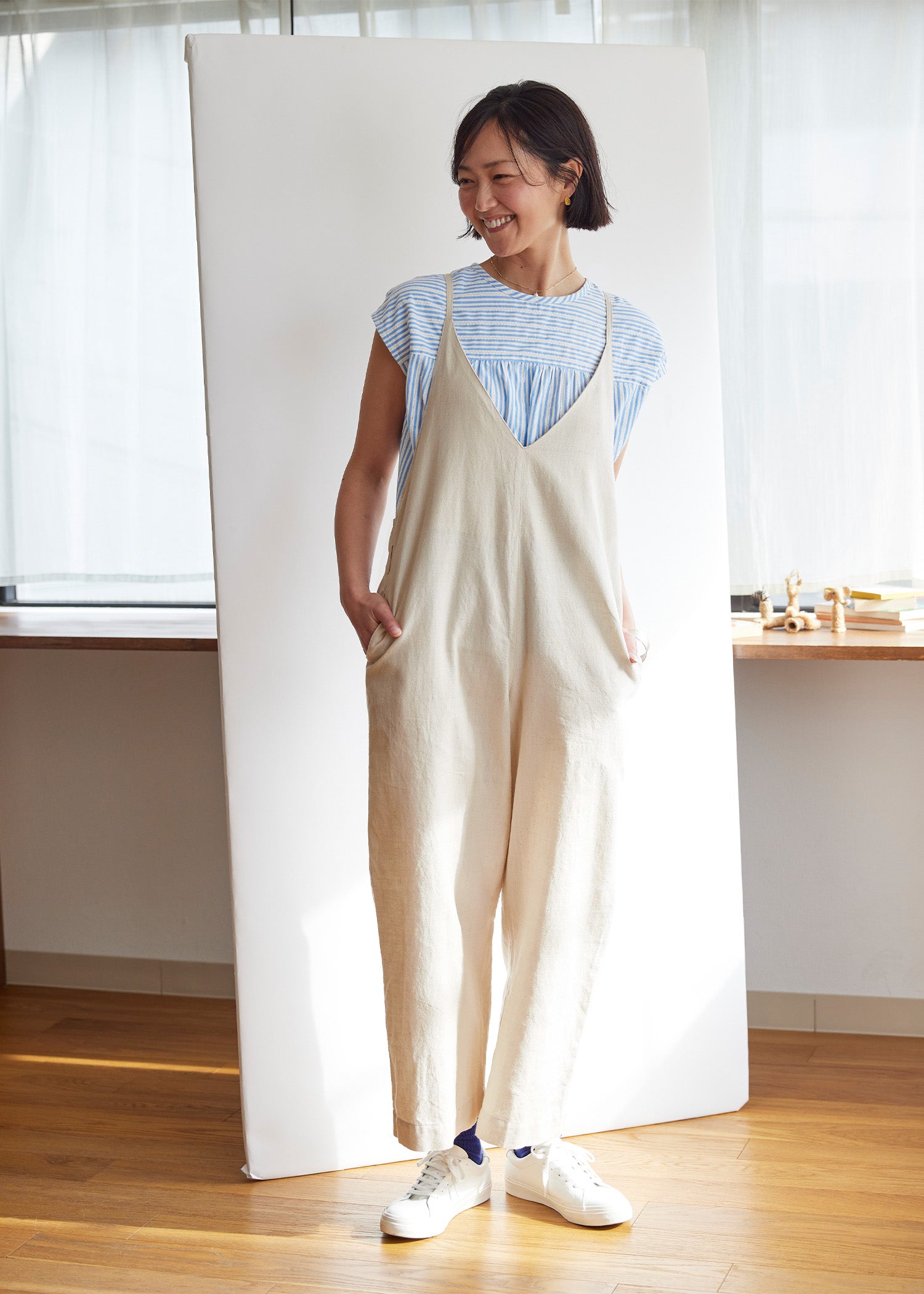 身長：170cm　着用サイズ：M